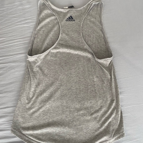 Adidas Gray Racerback Tank S - Picture 3 of 3